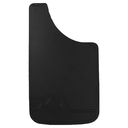 Plasticolor Universal Rear 11" x 19", Set Of 2, Flat, Without Logo, Black, Fiberglass Reinforced 000543R01