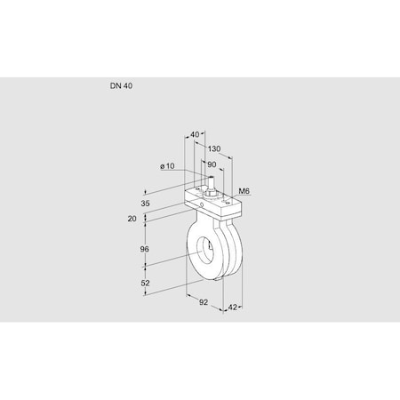 Honeywell Kromschroder Butterfly Valve - Modulating, Flange Mount, DN 40–150, 500 mbar Max KS88300187