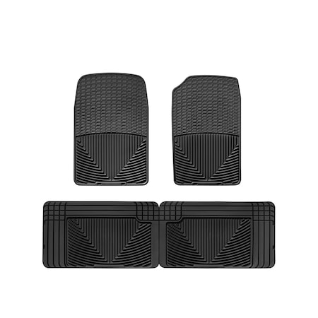 Weathertech Black, Front and Rear All Weather Floor Mats W38-W25