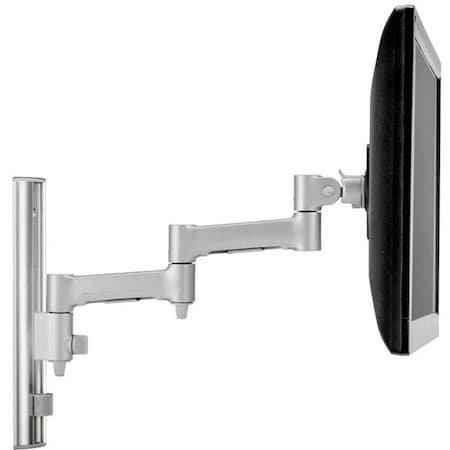 Atdec full motion monitor arm channel mount, suits flat screen monitors up to 26.5 lbs, curved AWMS-46W35-S