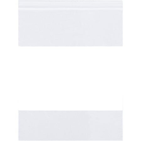 Zoro Select Reclosable Bag, 3 in W, 6 mil Thick, Polyethylene, Clear PB4021