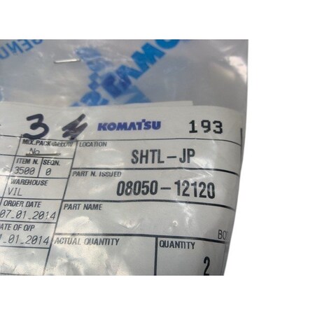 Komatsu BODY, KOMATSU OEM 08050-12120 08050-12120