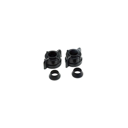 Master Plumber Coupling Nut & Washer, Plastic, 1/2-In Pair 249-865