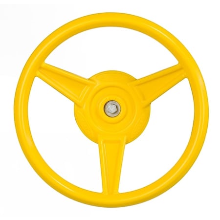 Playstar PLAYSTAR PS 7840 Steering Wheel, HDPE, Yellow PS 7840