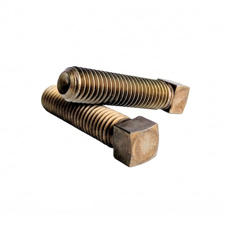Zdb Industrial 5/16-18 x 7/8in Square Head Set Screw, Cup Point, Case Hardened, Plain 10001318