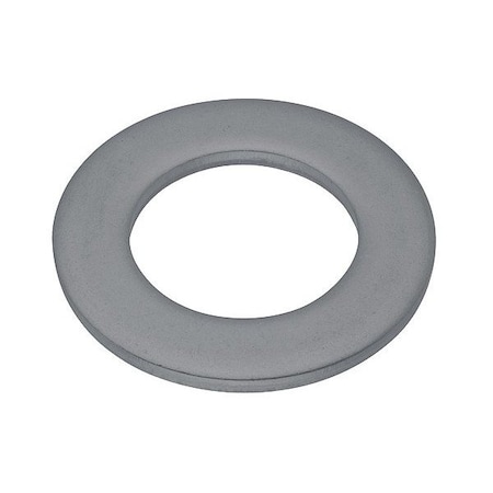 Zoro Select Flat Washer, For Screw Size 3/4 in , PVC Not Applicable Finish, 10 PK WASB34NPVC