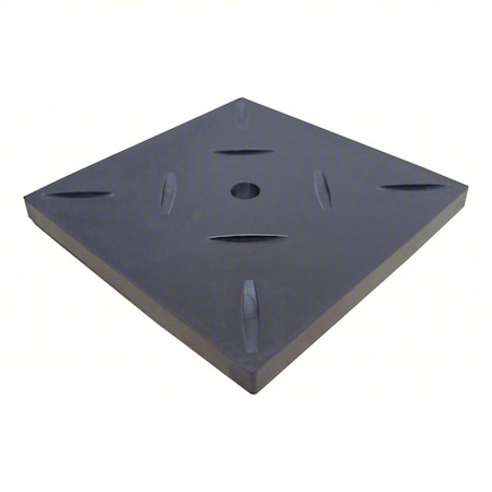 Zoro Select Vibration Isolator Pad, 4" L, 3/8" H 852GL6