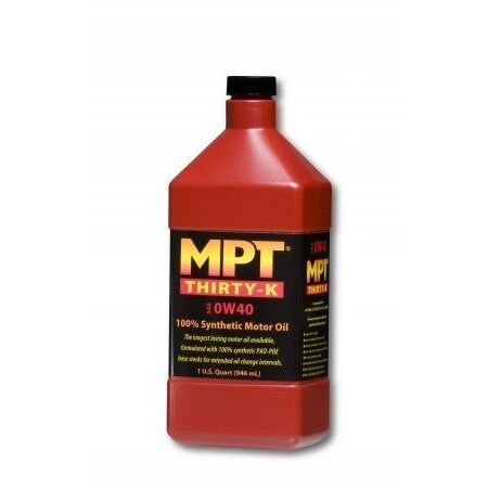 Mpt Industries MPT THIRTY-K 0W40 100% Synthetic Motor Oil MPT29