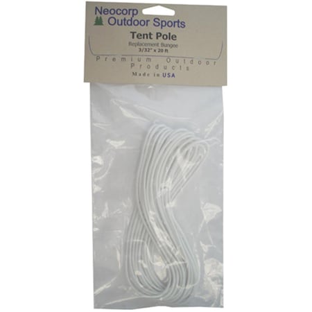 Neocorp .09in. Tent Pole Replment Cord 118501