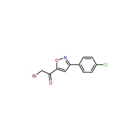 Ak Scientific 2-Bromo-1-[3-(4-chlorophenyl)-isoxazol-5-yl]ethanone (250mg), CAS 258506-49-9 8545AD-250mg