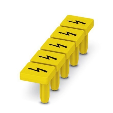 Phoenix Contact WS PT 4 Warning label yellow/black 1029563