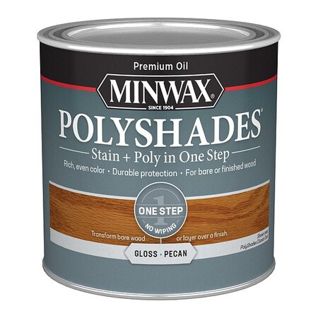 Minwax Wood Stain, 0.5 pt, Pecan 214204444