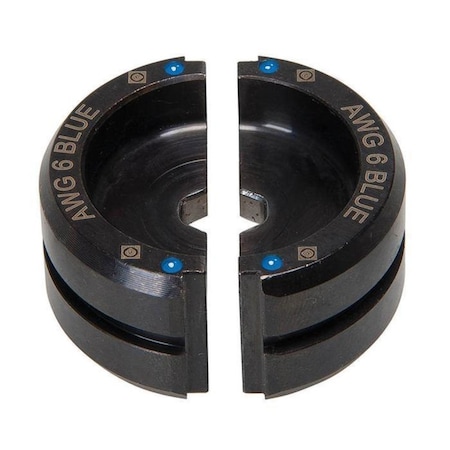 Greenlee Crimping Die, 6 AWG, Copper, 6 ton Capacity, 22 Series KC22-6