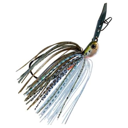 Z-Man 0.37 oz Jack Hammer Chattterbait, Green Pumpkin Shad CBJH38-09