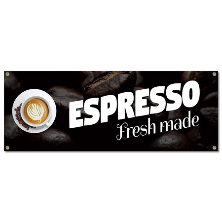 Signmission Espresso, 18 Inch, Banner B-30373