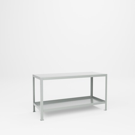 Pucel Heavy Duty Tool Stands, 60 in W x 24 in D x 32.5 in H, Gray 2460-2