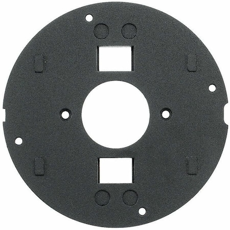 Hubbell Wiring Device-Kellems Floor Sub-Plate, Floor Box Type, 1 Gang, Aluminum S1SPTL