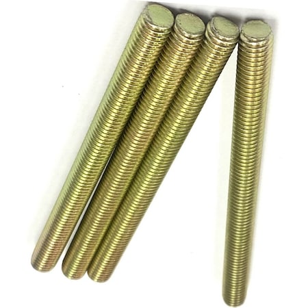 Zmg Fasteners Plus 1/4 - 20 X 6FT L FULLY THREADED STRAIGHT ROD SAE GR 8 J429 ZINC TRIVALENT YELLOW 2045944