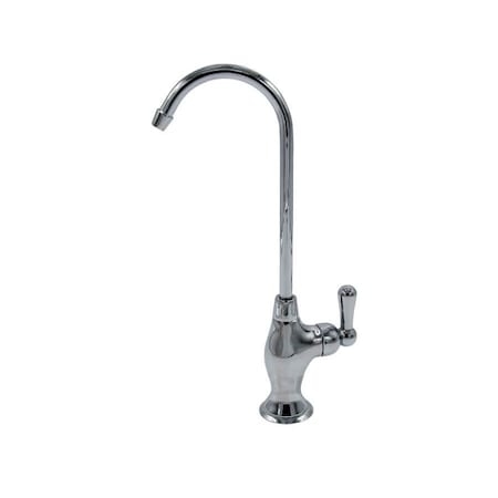 Mountain Plumbing Point-of-Use Drinking Faucet with Teardrop Base and Side Handle in Polished Chrome MT600-NL/CPB