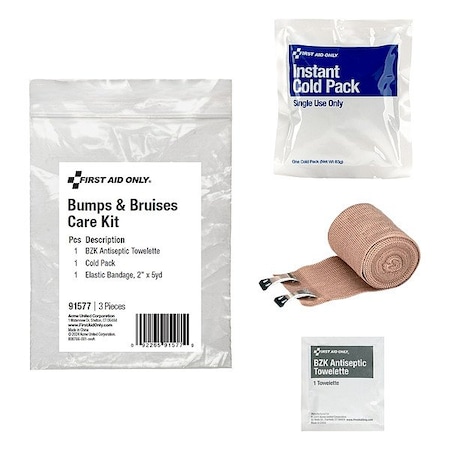 First Aid Only Wound Care Treatment Pack, Plastic Bag, 3 Components, 24 People Served 91577