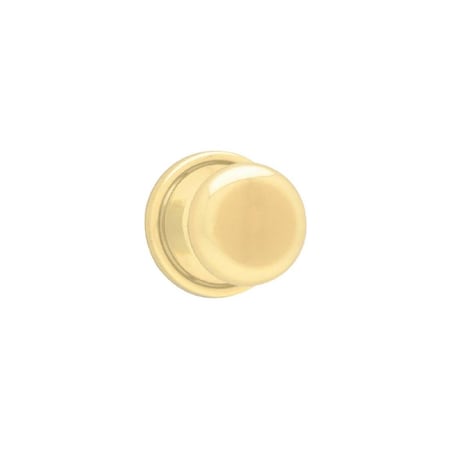 Kwikset Hancock Half Dummy Knob, Bright Polished Brass 788H-3GC
