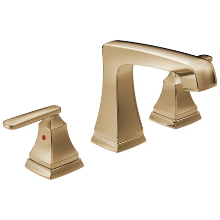 Delta Ashlyn Two Handle Widespread Bathroom Faucet With Ez Anchor In Champagne Bronze 3564-CZMPU-DST