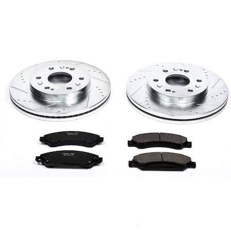 Powerstop FRONT 1 CLICK BRAKE KIT W/ HARDWARE K2067