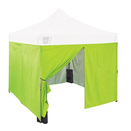 Ergodyne Lime Pop-Up Tent Sidewall Kit 6058