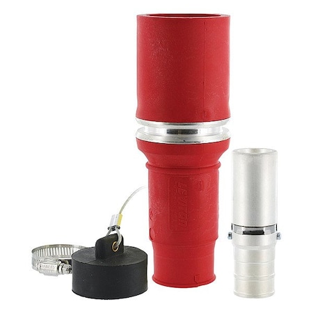 Leviton Single Pole Inline, 898 A, Female, Red 49F53-R
