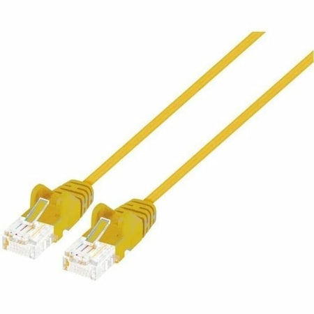 Intellinet Network Solutions CAT6 U/UTP SLIM NETWORK PATCH CABLE, 14 FT., YELLOW 744140