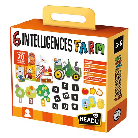 Headu Six Intelligences Farm Games & Activities EN54389