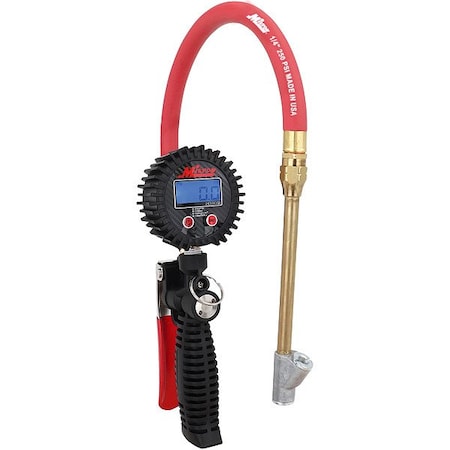 Milton Inflator Gauge, Analog, Straight Dual Chck S-577A