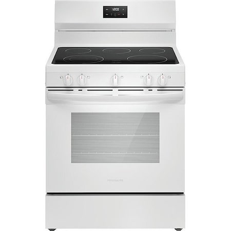 Frigidaire Oven Range, White, 46-3/4 in H, 30 in W FCRE3052BW