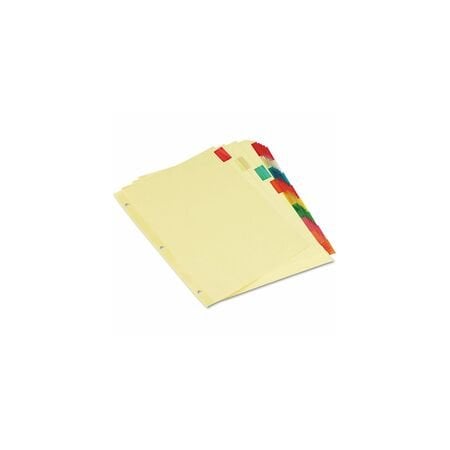 Universal Index, Eco, 8Tab, Color, 6PK UNV21872