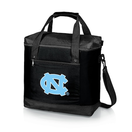 Picnic Time Family Of Brands NCAA North Carolina Tar Heels Montero Tote Cooler Bag - Soft Cooler Bag - Picnic Tote, Black 604-00-179-414-0