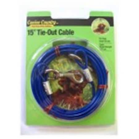 Westminster Pet Products  15 ft. Pet Expert Light Weight Tie-Out Cable for Dogs, Blue WE569997