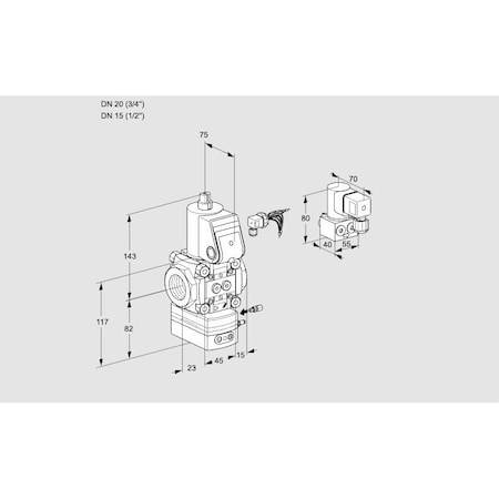 Honeywell Kromschroder VAG120/15R/NWBE KS88012605