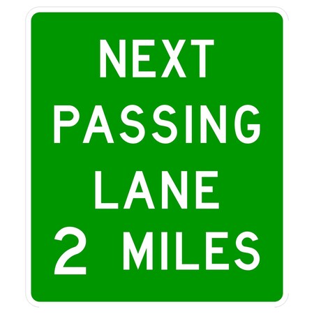 Sign Solutions Usa Traffic Sign, 42 in Width, Aluminum Sign, Vertical Rectangle DUS12HWT4248D17-3