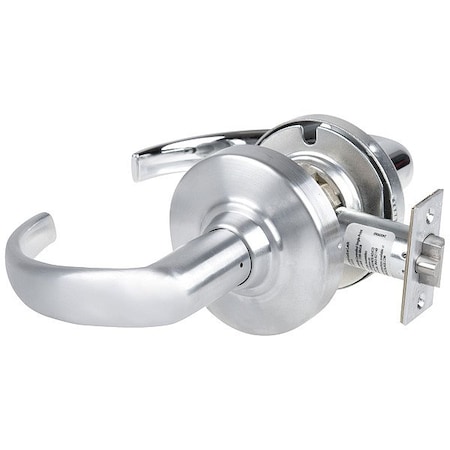 Schlage Door Lever Lockset, Steel, Non Keyed ALX10 SPA 626
