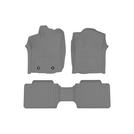 Weathertech Grey, Front and Rear FloorLiner HP 468671IM-460215IM