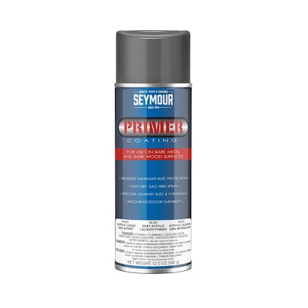 Seymour Of Sycamore Seymour Acrylic Lacquer Primer, Gray 16-531