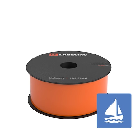 Labeltac Marine Supply 2in x 150ft LT4/Pro X, Orange LT206MN