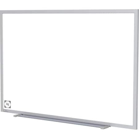 Ghent Magnetic Hygienic Porcelain Whiteboard with Aluminum Frame, 3'H x 4'W M4-34-1