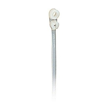 Ty-Rap Cable Tie, 8 in L, 1-3/4 in Max Bundle Dia., Natural, Nylon 6/6, 50 lb Strength, 1000 PK TY35M