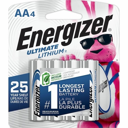 Energizer Ultimate Performance Lithium AA 1.5 V Camera Battery L91BP-4 4 pk L91SBP-4