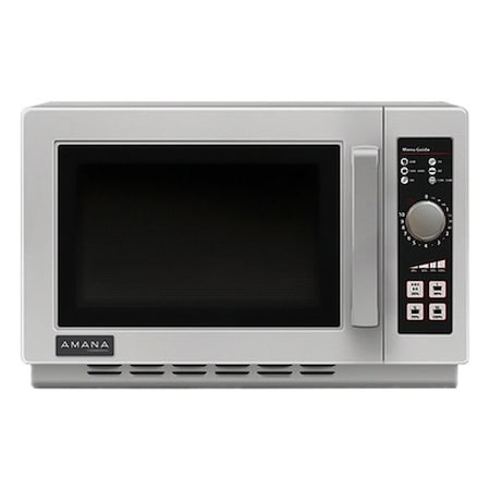 Amana MicrowaveOven, Silver, 1.2cuft, 22inW RCS10DSE