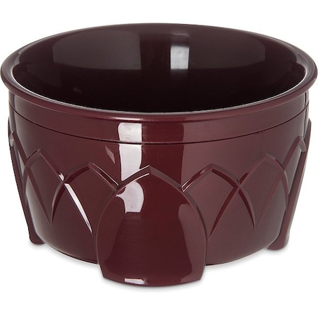 Dinex Insulated Bowl, 9 oz., Urethane Foam Cranberry PK48 DX530061
