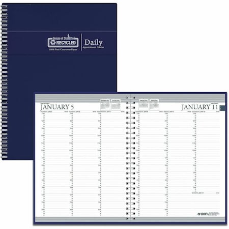 House Of Doolittle Weekly Appointment Planner, 8.5'' x 11'', Blue, 2025 27207