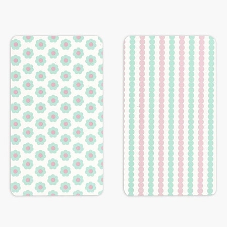 Nashville Wraps Pastel Floral Cookie Backer Cards, 3.75x6.5, 25PK GCBPF36