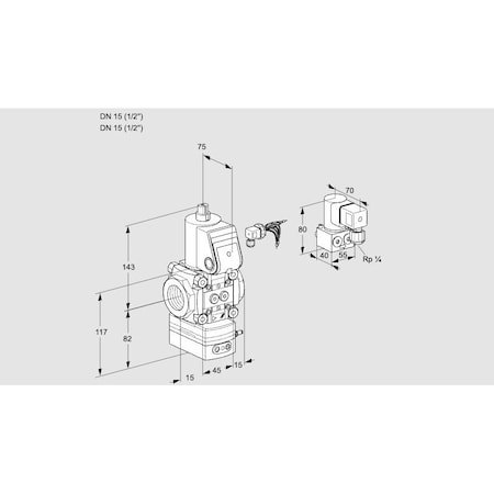 Honeywell Kromschroder VAD115R/NW-50B KS88030911